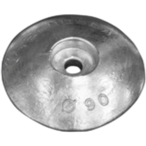 Anode simple disque 50 mm lourde | Tecnoseal | OEM 00100PAL | Anodes