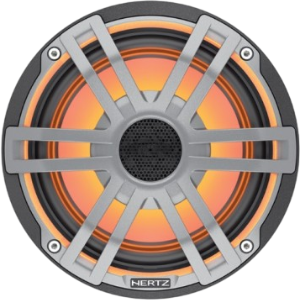 Hertz HEX 6.5" 4Ω Marine Coaxial Speakers with Silver Grille (SLDG) | SPEAKERS
