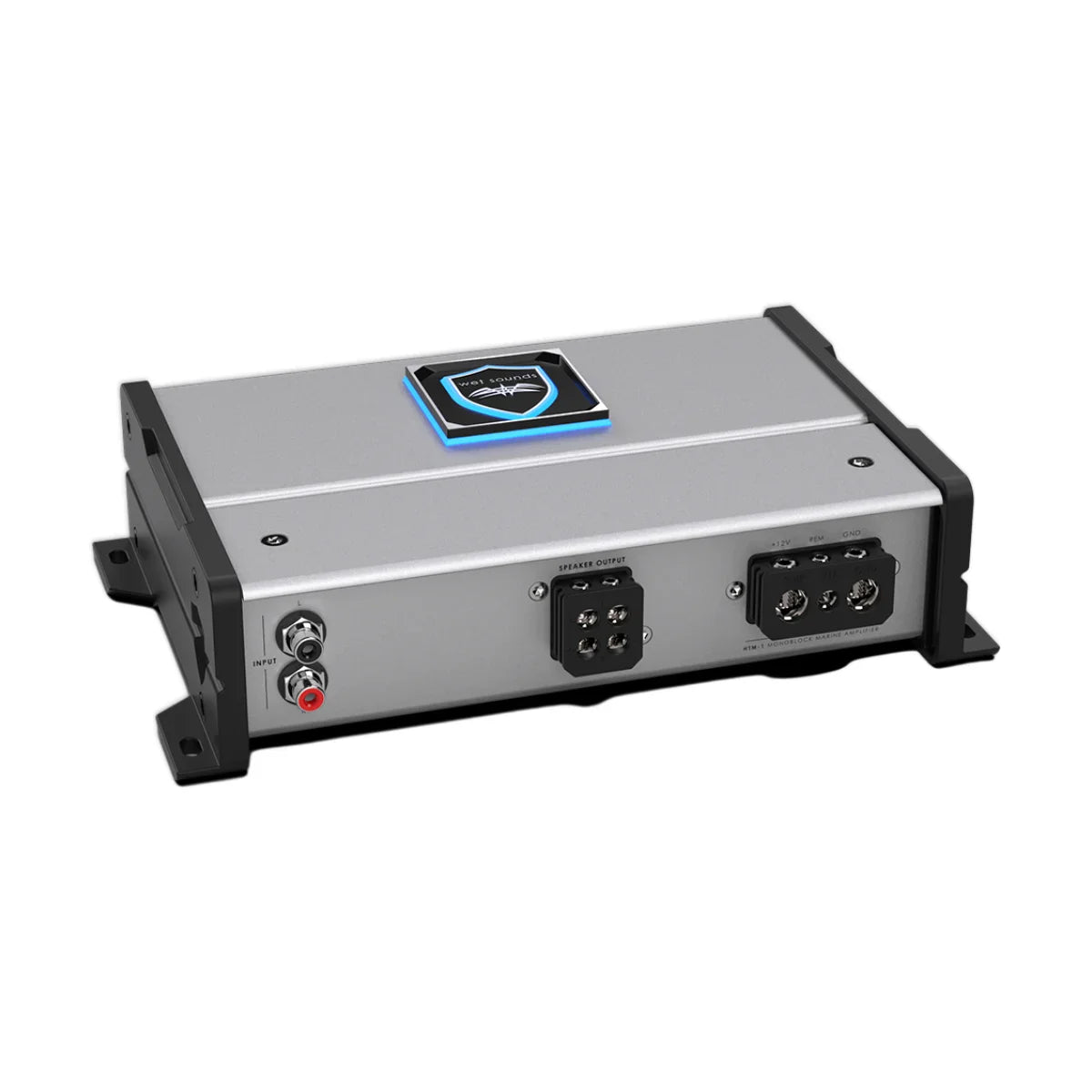 Monoblock Amplifier Wet Sounds HTM-1 Genuine, Class-D Full-Range 1200W RMS, OEM HTM-1 / SKU WETHTM-1
