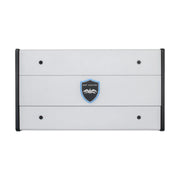Image of a marine amplifier on a white background.