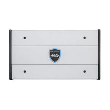 Image of a marine amplifier on a white background.