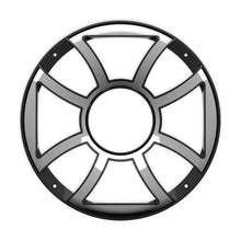 Tower Speaker Grille Pair Wet Sounds REV 12 HD XS Black w/ Stainless Inlay, OEM REV 12 HD XS-B GRILLE