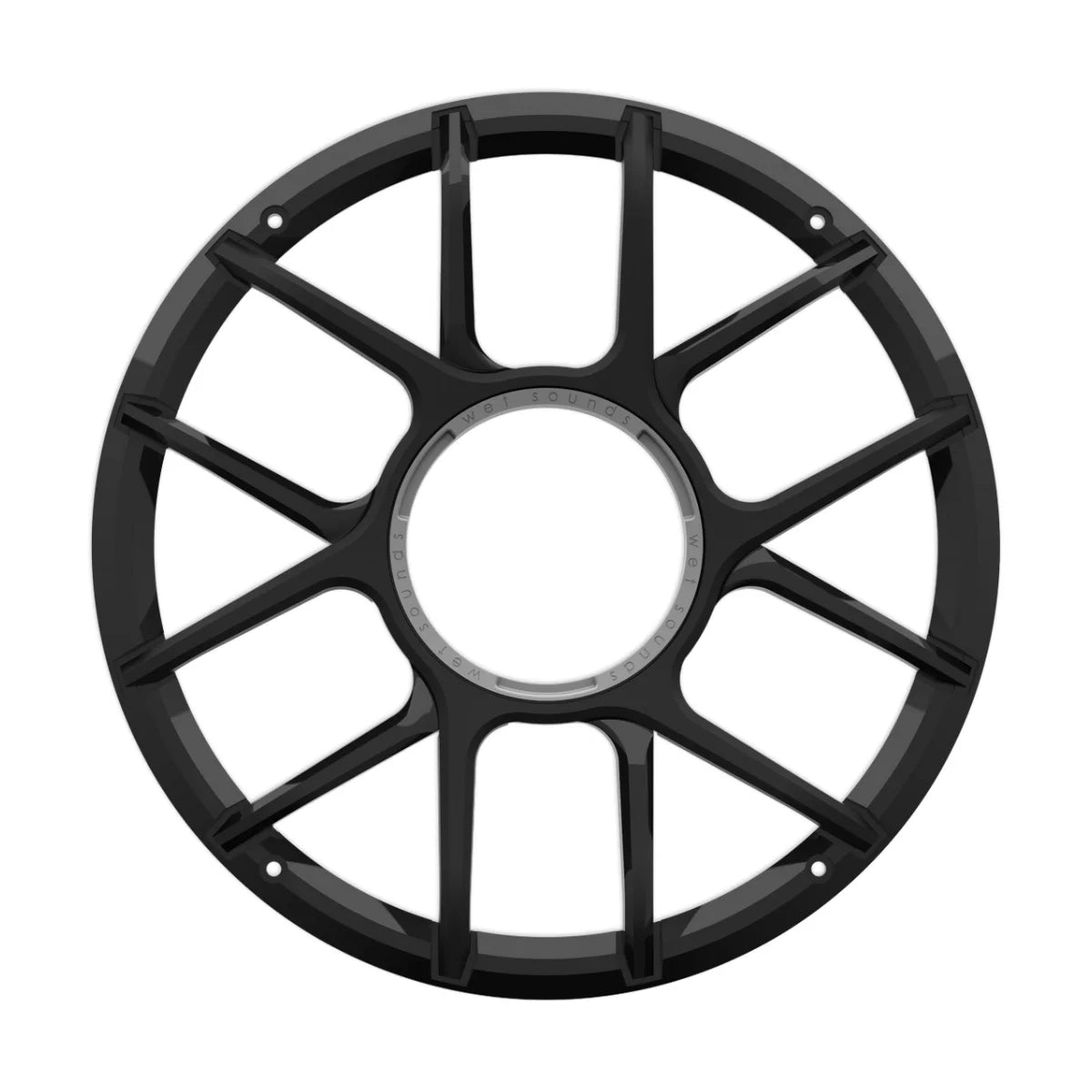 Grille Pair Wet Sounds REV 12 HD, XZ ZERO Style Black, OEM REV 12 HD XZ-B GRILLE (WETREV12HDXZ-BGRILLE)