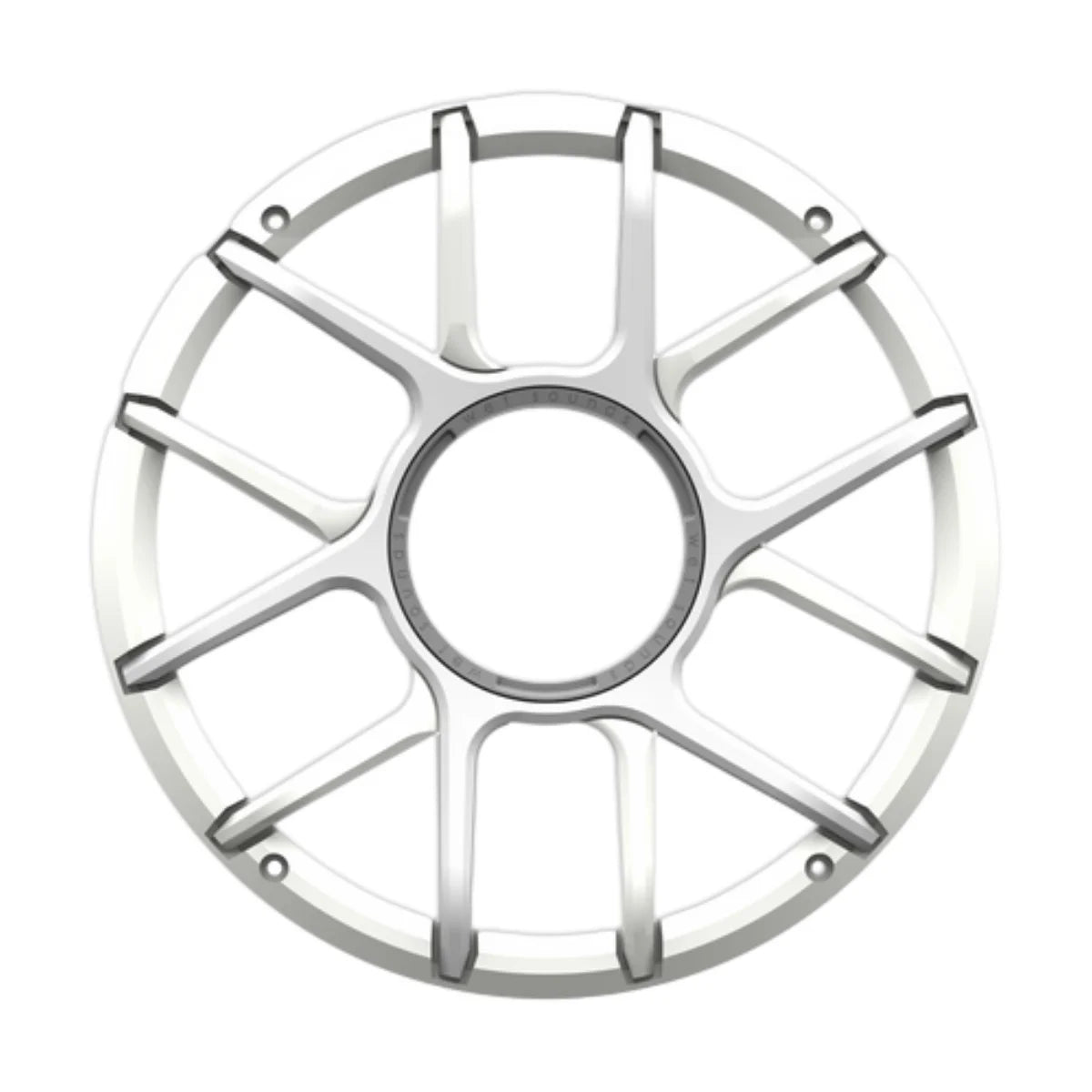 Speaker Grille Set Wet Sounds, White XZ ZERO Style for REV 12 HD Tower Speakers (Pair) | OEM REV 12 HD XZ-W GRILLE