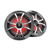 Image of a pair of Wetsounds marine speakers on a white background.