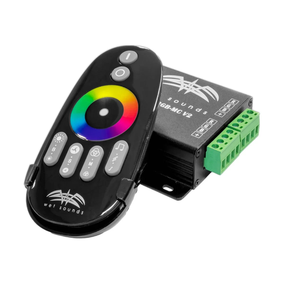 RF RGB Music Controller Wetsounds, 12-24V w/ Touch Remote & Music Sync, OEM RF-RGB-MC V2