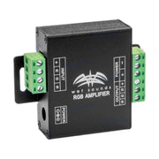 RGB LED Signal Amplifier Wet Sounds Genuine, 12V 144W Expansion for RF-RGB-MC V2, OEM RGB AMPLIFIER