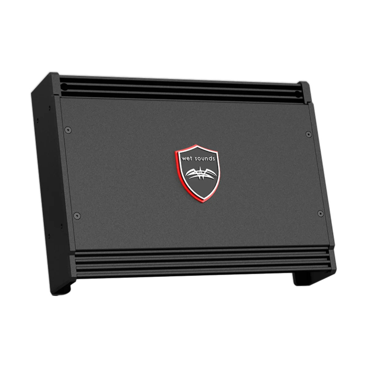 Image of a marine amplifier on a white background.