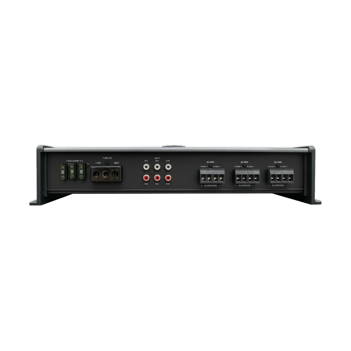 Image of a marine amplifier on a white background.