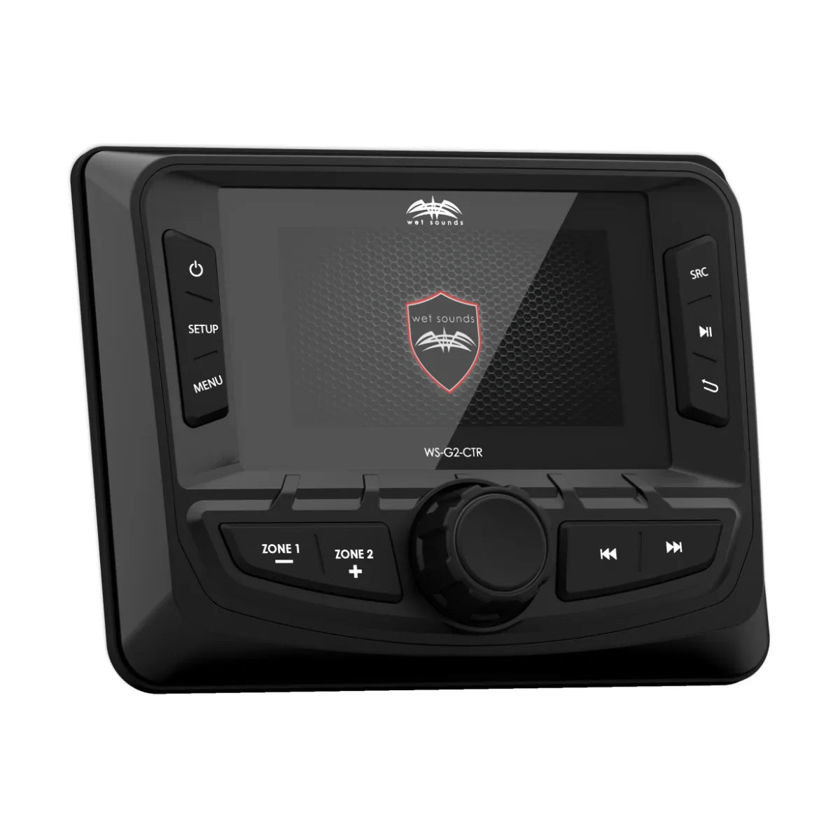 Wired Transom Remote, Wet Sounds WS-MC-20 Controller, 3" Color Display, OEM WS-G2-CTR