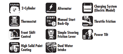 Moteur hors-bord TOHATSU MFS15 15 ch 4 temps | + PDI | HORS-BORD TOHATSU 
