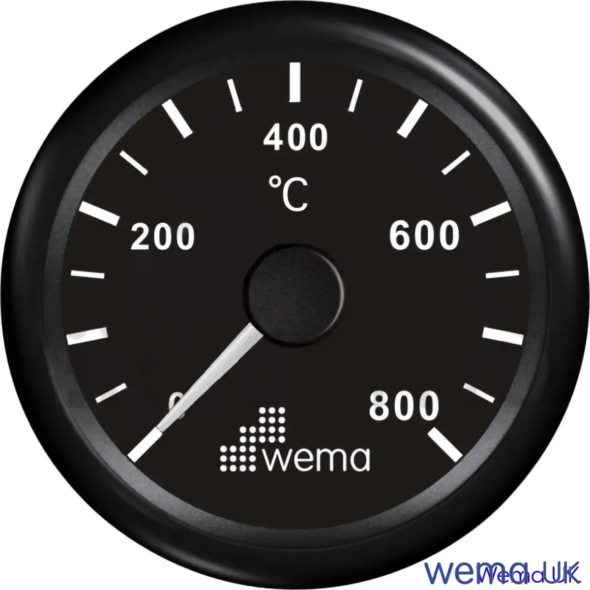 Exhaust Temperature Gauge | Wema UK | SKUs 110647+ - Black, Black - Wema UK marine part