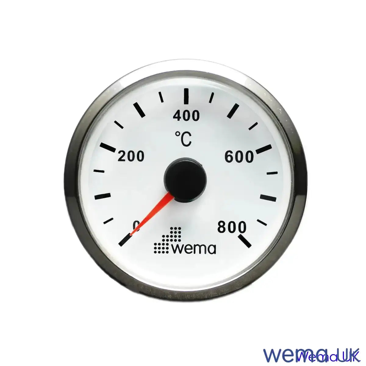 Exhaust Temperature Gauge | Wema UK | SKUs 110647+ - White, Stainless - Wema UK marine part