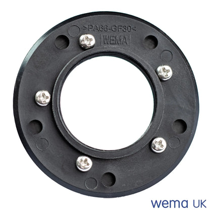 FL-2 Tank Fitting Flange | Wema UK | SKUs 163010+ - With Screws - Wema UK marine part