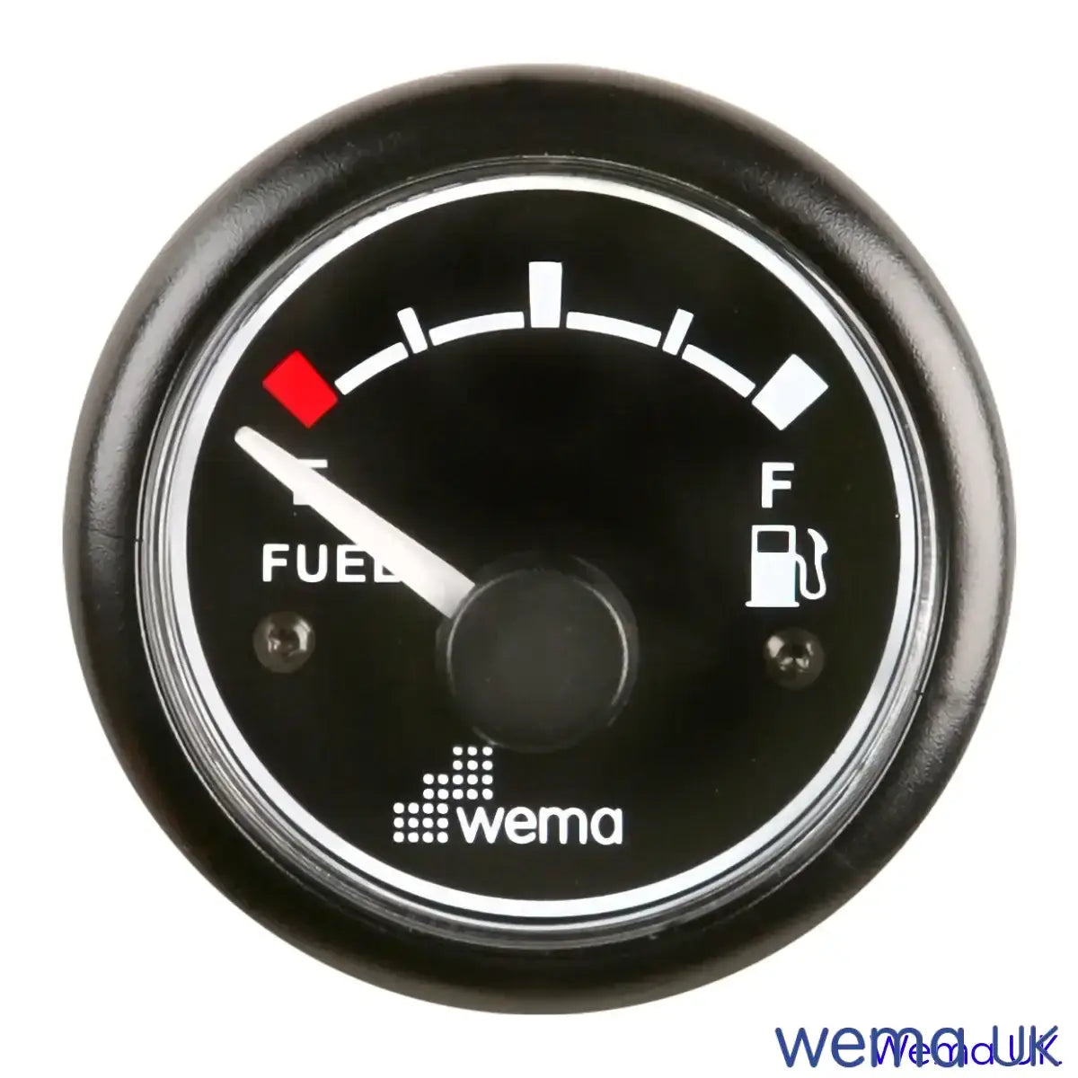 Fuel Level Gauge - 0-190/240-30 Ohm | Wema UK | SKUs 110620+ - Black, Black, American (240-30ohms) - Wema UK marine part