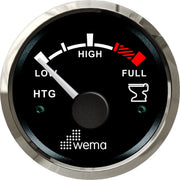 Holding Tank Level Gauge | Wema UK | SKUs 110697+ - Black, Stainless - Wema UK marine part