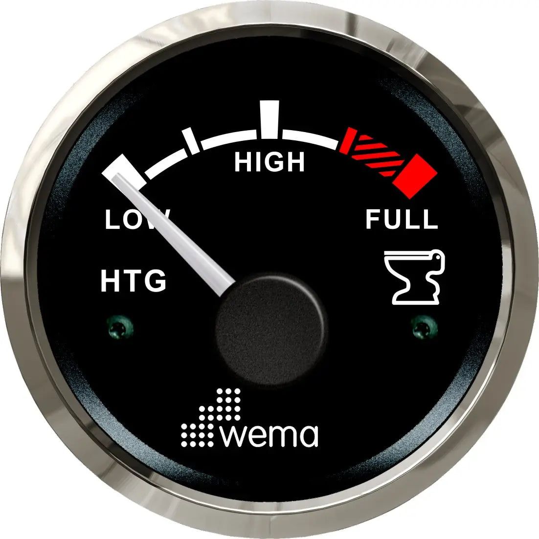 Holding Tank Level Gauge | Wema UK | SKUs 110697+ - Black, Stainless - Wema UK marine part