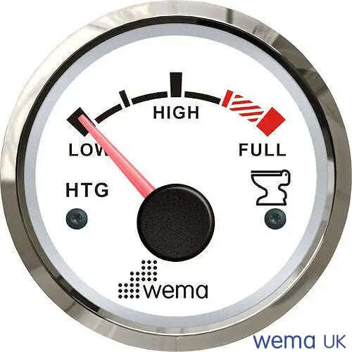 Holding Tank Level Gauge | Wema UK | SKUs 110697+ - White, Stainless - Wema UK marine part