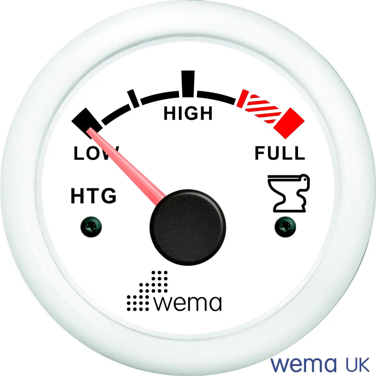 Holding Tank Level Gauge | Wema UK | SKUs 110697+ - White, White - Wema UK marine part