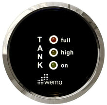 LED 3-Light Gauge (ISS) | Wema UK | SKUs 110691+ - Black, Stainless - Wema UK marine part