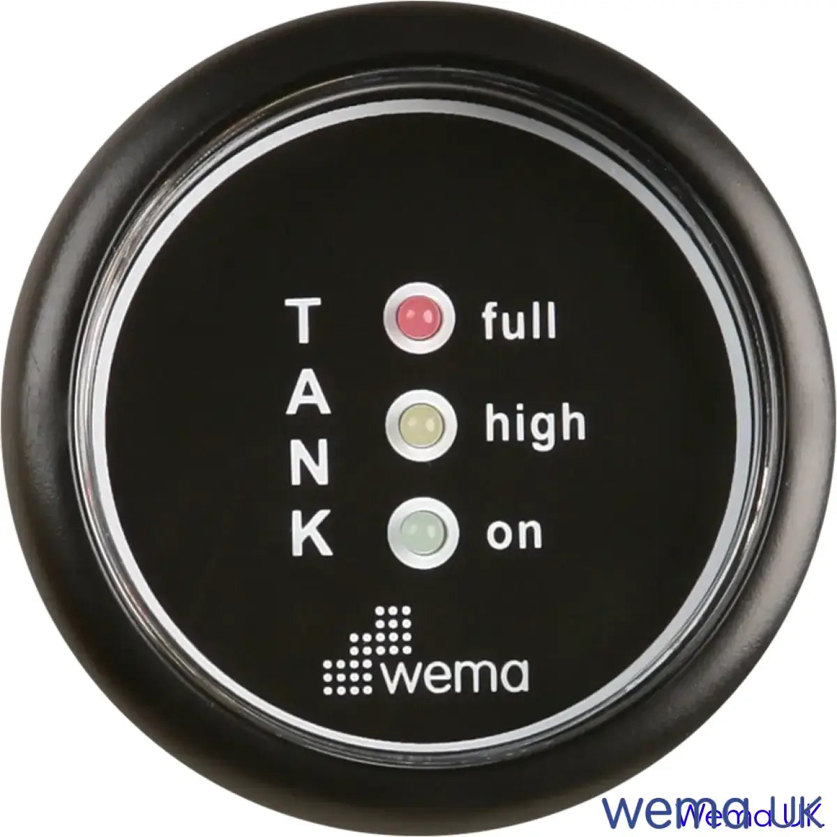 LED 3-Light Gauge (ISS) | Wema UK | SKUs 110691+ - Black, Black - Wema UK marine part