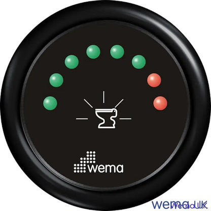 LED Level Gauge - 0-190 Ohm | Wema UK | SKUs 110333+ - Holding Tank (Black Water), Black, 0-190 ohms - Wema UK marine part