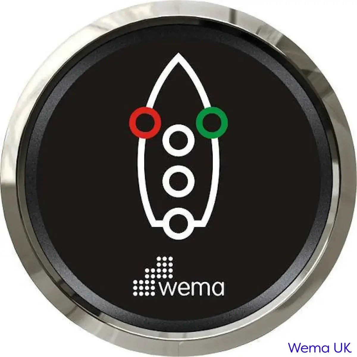 Navigation Light Gauge | Wema UK | SKUs 110653+ - Black, Stainless - Wema UK marine part