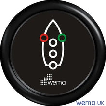 Navigation Light Gauge | Wema UK | SKUs 110653+ - Black, Black - Wema UK marine part