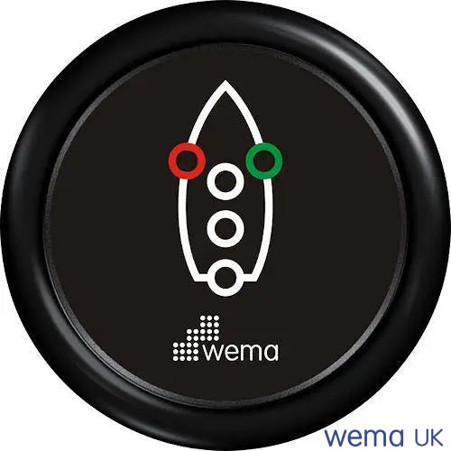 Navigation Light Gauge | Wema UK | SKUs 110653+ - Black, Black - Wema UK marine part