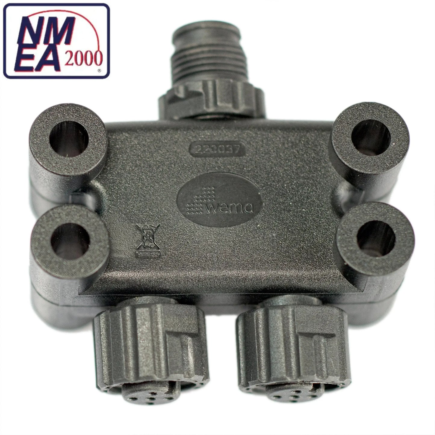 NMEA 2000 2 Way Splitter | Wema UK | SKU 220037 - Wema UK marine part