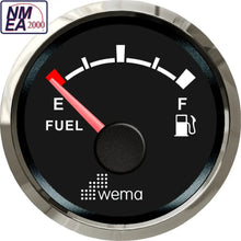 NMEA 2000 52mm Gauge | Wema UK | SKUs 210620+ - Fuel, Black / Silver - Wema UK marine part