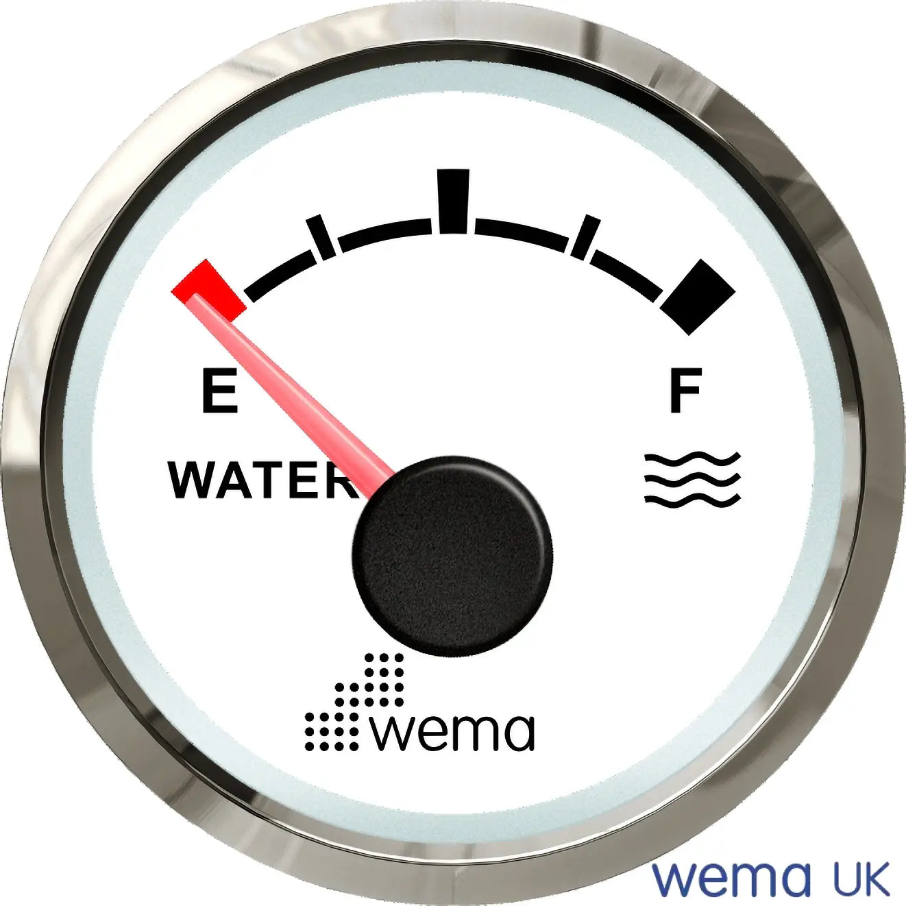 NMEA 2000 52mm Gauge | Wema UK | SKUs 210620+ - Water Level, White / Silver - Wema UK marine part
