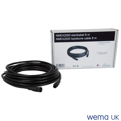 NMEA 2000 Drop / Backbone Cables | Wema UK | SKUs 220033+ - Drop Cable / Backbone Cable, 8m - Wema UK marine part