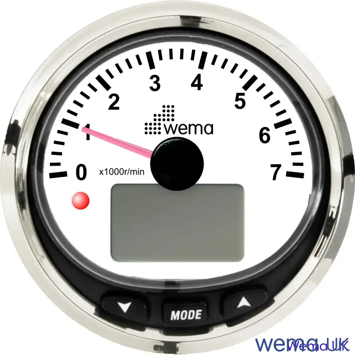 NMEA 2000 Multi-Function Tachometer | Wema UK | SKUs 210686+ - White / Silver - Wema UK marine part