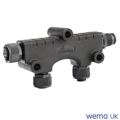 NMEA 2000 Multi-port T-Connector | Wema UK | SKUs 220022+ - 2 Ports - Wema UK marine part