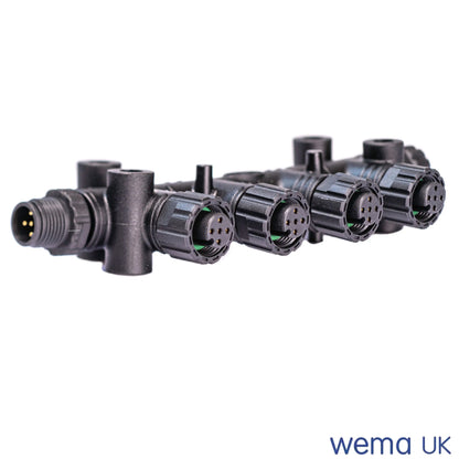 NMEA 2000 Multi-port T-Connector | Wema UK | SKUs 220022+ - Wema UK marine part