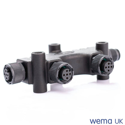 NMEA 2000 Multi-port T-Connector | Wema UK | SKUs 220022+ - Wema UK marine part
