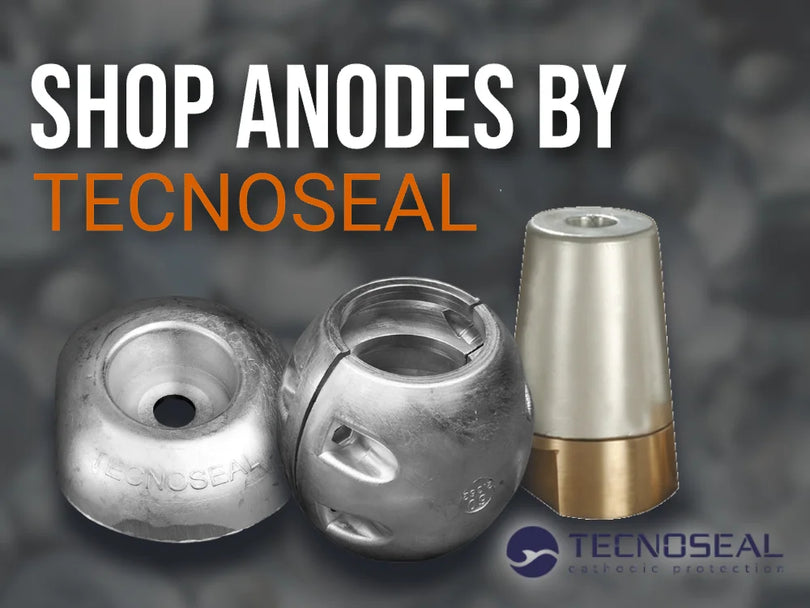 Promotional ad image to shop Tecnoseal anodes.