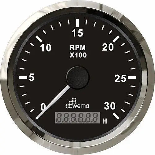 Tachometer with Hourmeter | Wema UK | SKUs 110914+ - Wema UK marine part