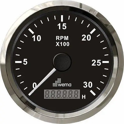 Tachometer with Hourmeter | Wema UK | SKUs 110914+ - Wema UK marine part