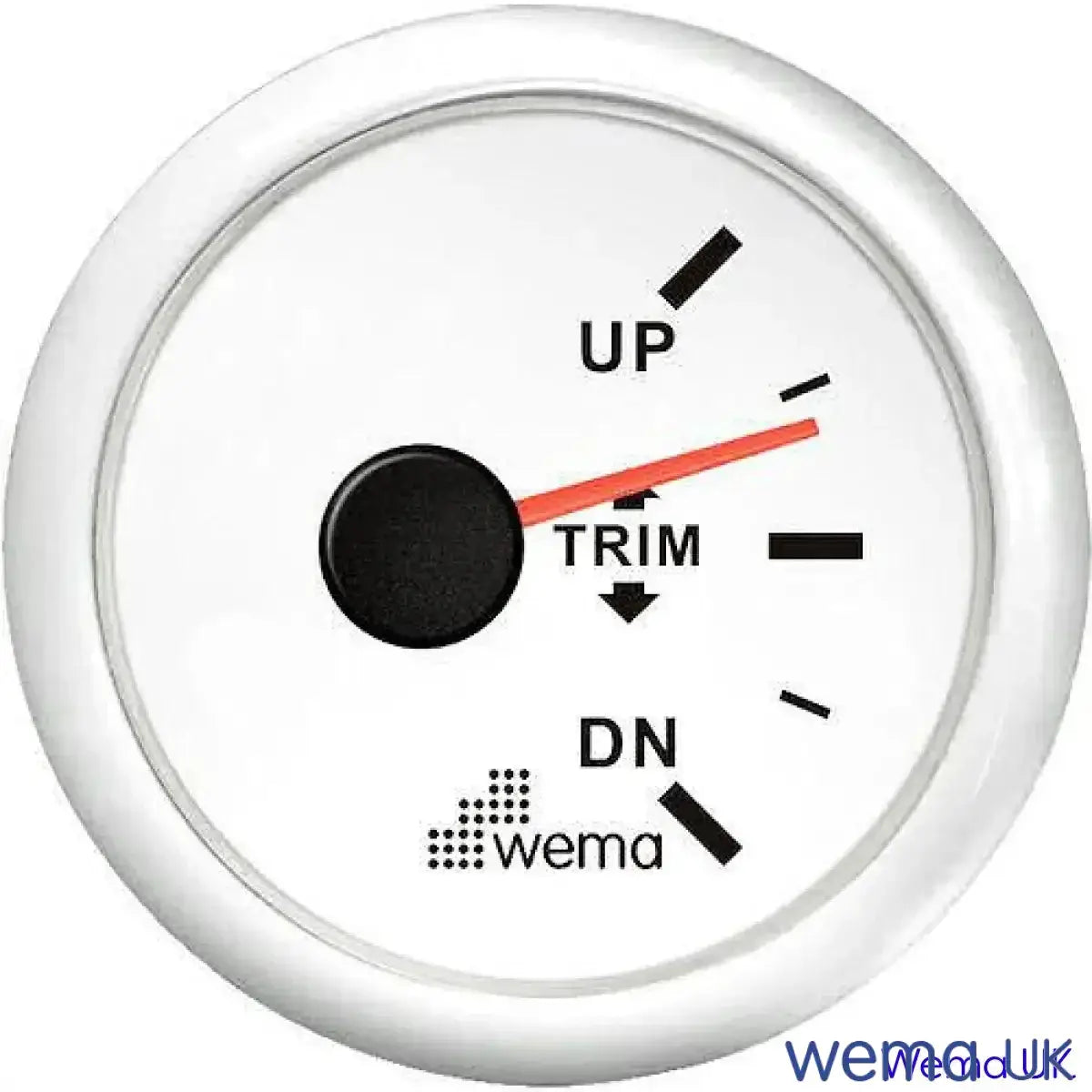 Trim Tab Position Gauge | Wema UK | SKUs 110925+ - White, White - Wema UK marine part
