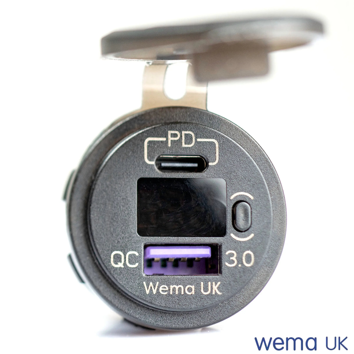 USB Charging Port & Voltmeter | Wema UK | SKU WUPD3USB - Wema UK marine part